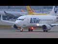 UTair Boeing 737-500(WL) takeoff at Geneva/GVA/LSGG