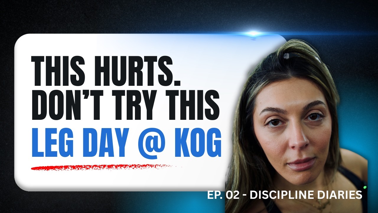 Leg Day Training with Britt | King of Gains Gym | EP 2 Discipline Diaries