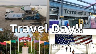 ORLANDO TRAVEL DAY!! | LHR  ATL  MCO | DELTA | FLORIDA NEW YEAR 2024 | Lauryn Rachel