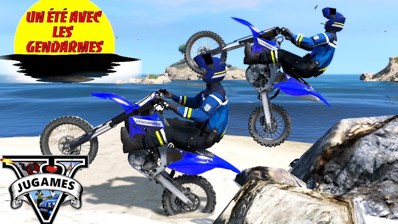MOTO CROSS GENDARMERIE TOUT TERRAIN [GTA 5 LSPDFR]