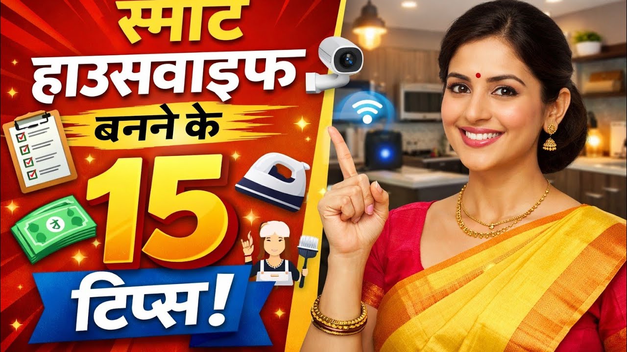 सिर्फ मेहनती नहीं, स्मार्ट गृहिणी बनें | 15 Powerful Habits|हर महिला के लिये जरुरी/motivation/woman