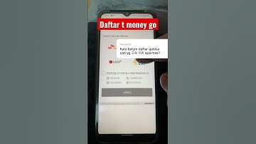 Cara daftar app T money go #shorts