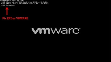 How to Fix EFI Network Time Out in VMware Virtual Machine