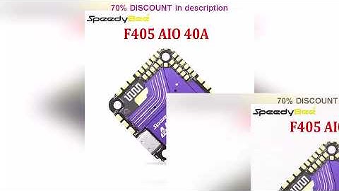 A must-have product! SpeedyBee F405 AIO 40A Bluejay 25.5x25.5 Flight Controller with ICM-42688 Gyr