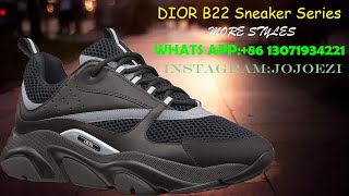 DIOR - NEW B22 SNEAKERS - HANDS ON REVIEW/UNBOXING (BLACK)