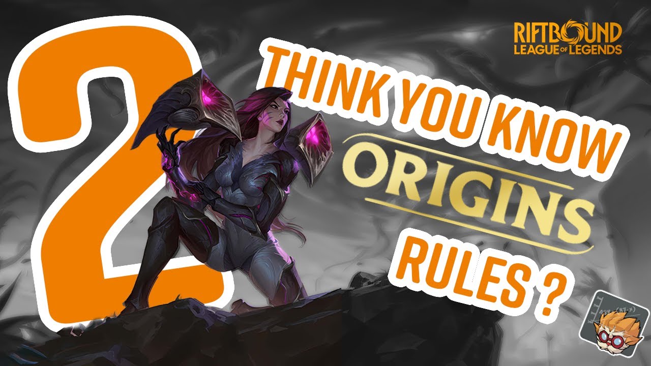 TEST YOUR KNOWLEDGE Riftbound: Origins TWO!