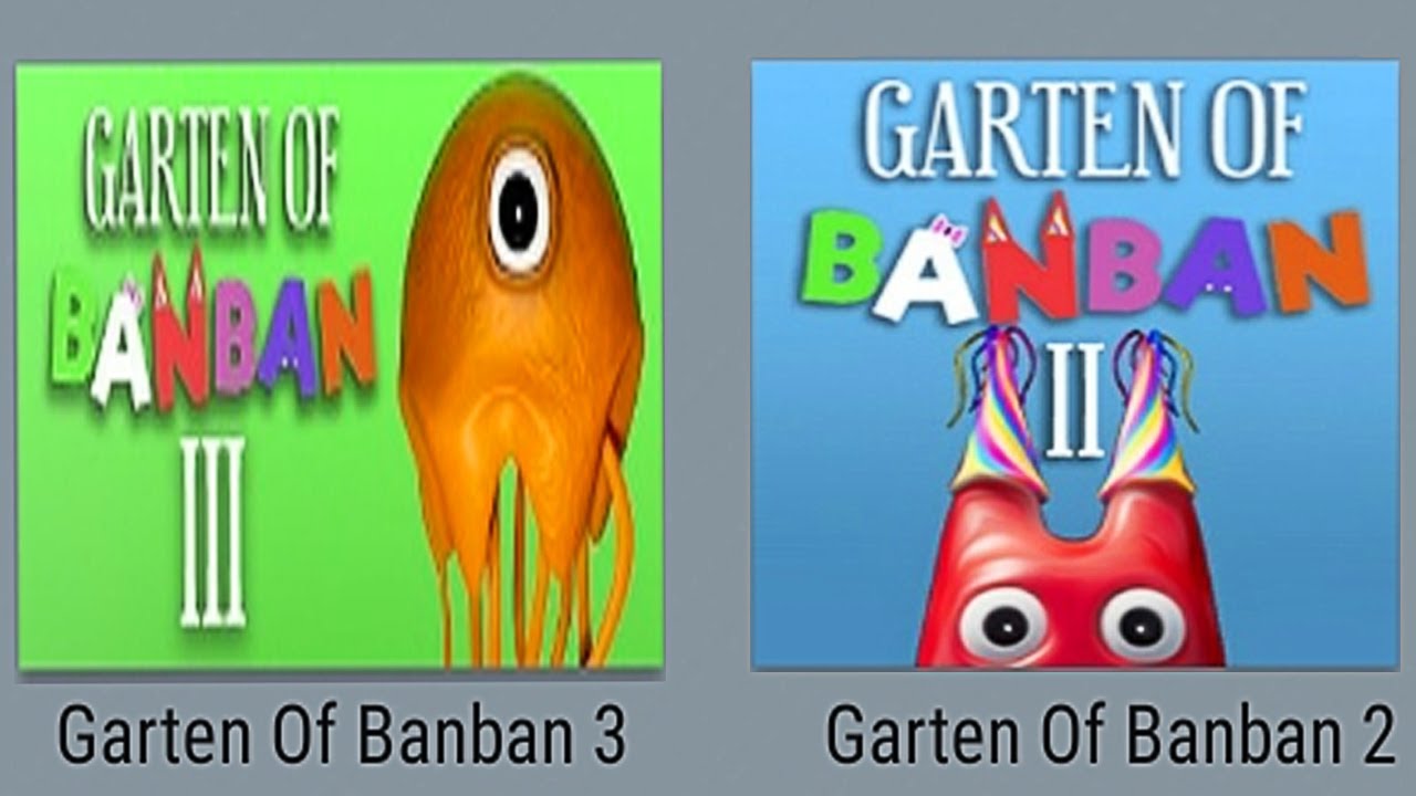 Garten Of Banban 3 Vs Garten Of Banban 2 The Gameplay Steam Mobile 