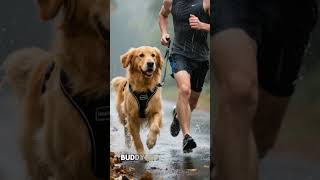 Rescued Golden Retriever Guides Blind Runner to Marathon Finish | Inspirational True Story