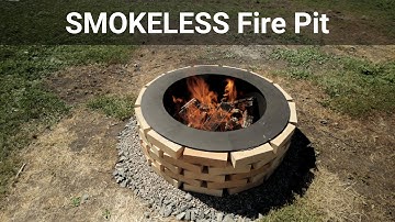 DIY SMOKELESS Fire pit | Dxf files for Plasma cut or Laser cut CNC | RedCatInShop