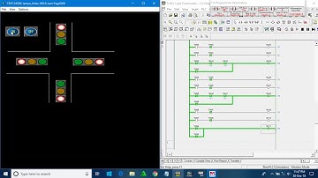 Simulasi Traffic Light Perempatan Dengan Cx Programmer dan Cx Designer