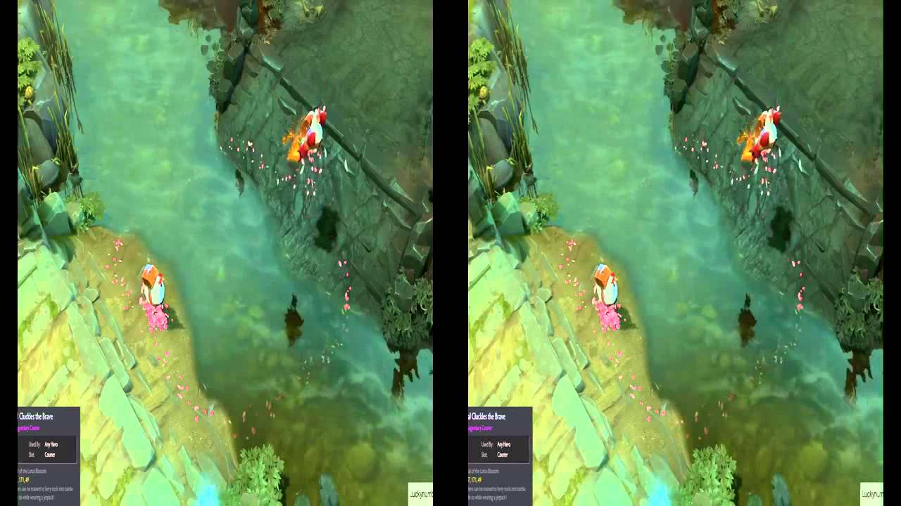 Dota 2 Courier Unusual Cluckles Trail of the Lotus Bloom) - YouTube