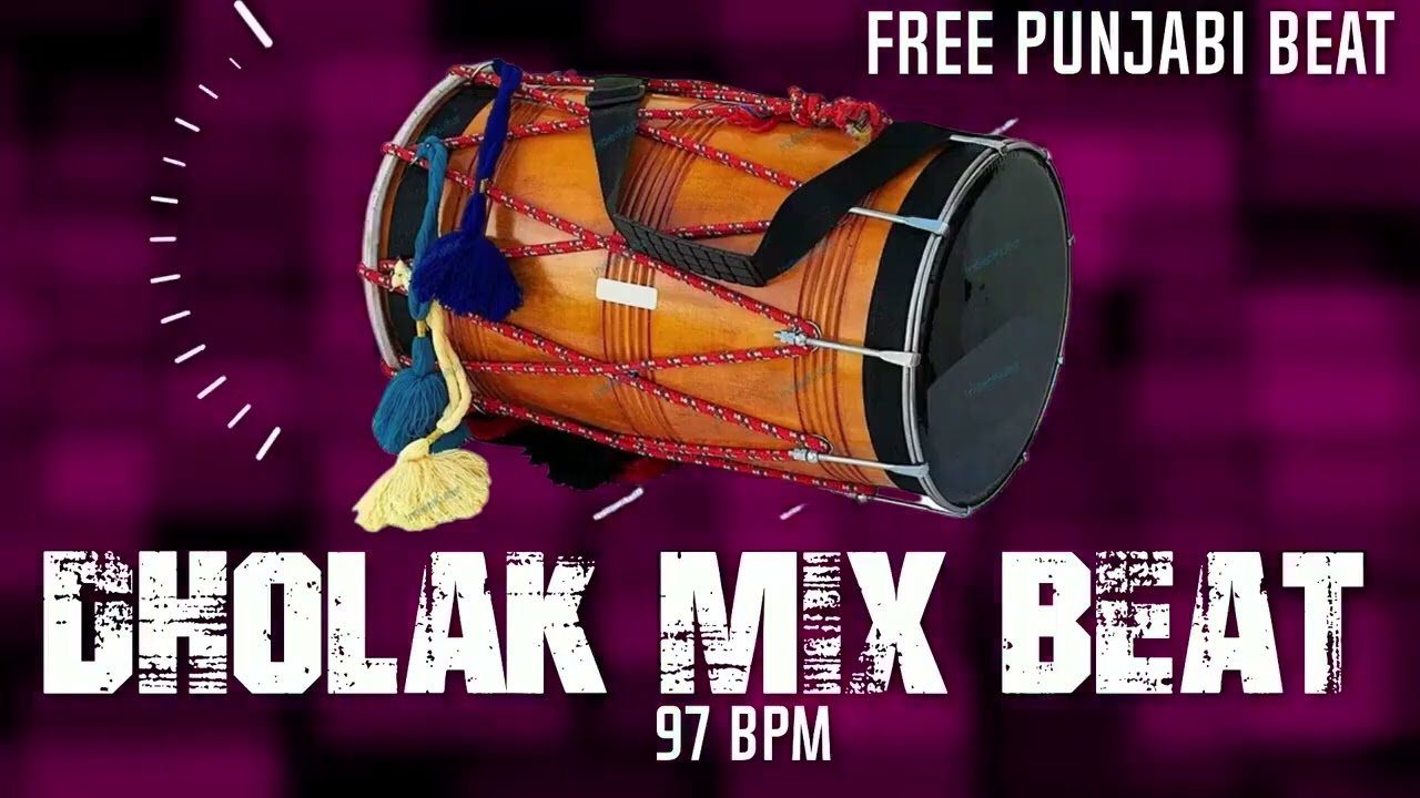 Energetic Bhangra Beat | Punjabi Folk Beat For Bhangra | 97 BPM Latest Punjabi Beat | Shyam Verma