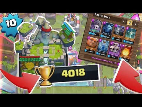 Clash Royale - INSANE 19 Straight WINS! GIANT Push To 4,000 TROPHIES!