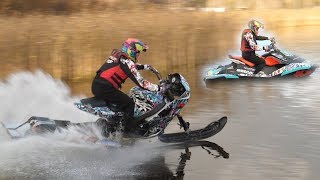 GSX-R Snowbike VS SeaDoo Spark (world record?) screenshot 3