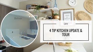 DIY - Easy Rental Kitchen Update for a Pinterest Worthy Reveal