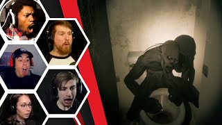 Let's Players Reaction To The Toilet Jumpscare | Home Sweet Home