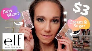 elf Bite Size Eyeshadows | Cream & Sugar vs. Rose Water
