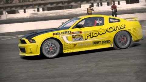 NFS shift 2 unleashed Shelby Mustang drifting at Toyota speedway