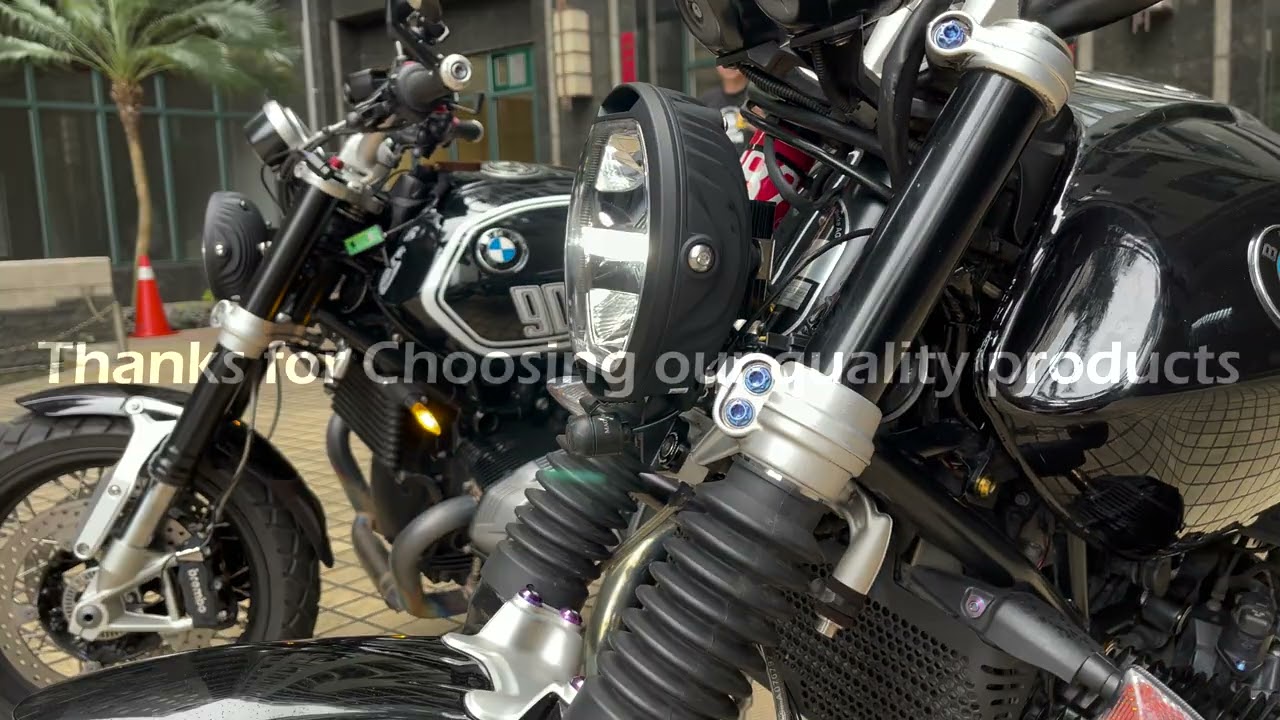 DKdesign x KOSO BMW RnineT LED Headlight Kit - YouTube