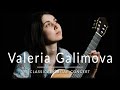 Valeria galimova  classical guitar concert  bach barrios  kiselev