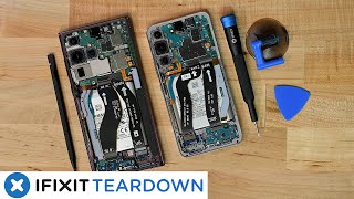 galaxy s22/s22 ultra dual teardown: note what we expect