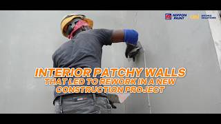 Interior Patchy Walls That Led To Rework In A New Construction Project