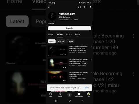 Unsubbing from channels Part 2