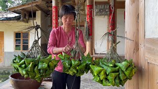 Grandma makes a variety of traditional rice dumplings.