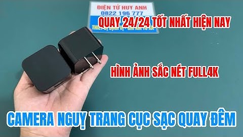Camera ngụy trang cục sạc quay đêm mẫu mới 2024, camera dạng cục sạc wifi full4k quay 24/24 tiện lợi