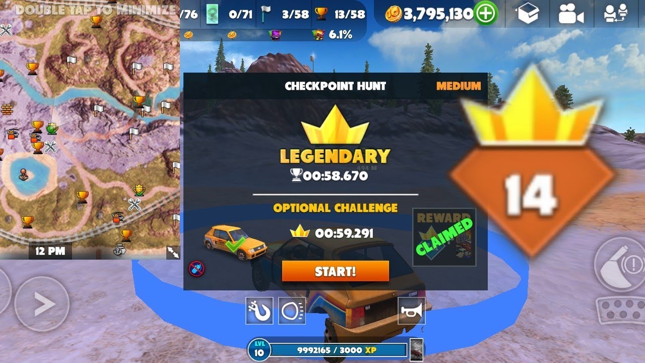 OffTheRoadGame LEGENDARY OPTIONAL CHALLENGE IN SNOWFIELDS MAP: STINGER