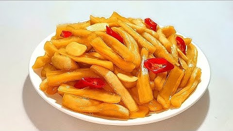 Củ Cải Ngâm Nước Mắm giòn ngon không cần phơi nắng để được rất lâu - Combo Món Ăn