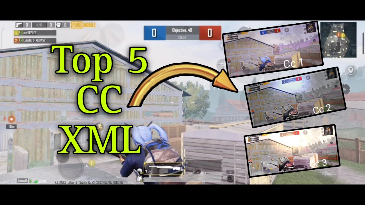 TDM TOP 5 CC XML 😈 PUBG MOBILE TDM CC 🔥 BY LEGEND MUDASIR 🫶❤️XML LINK DESCRIPTION 🫶🥀🥰