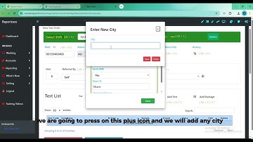 Reportoo Medical Lab Software | English Overview Start to Patient Entry