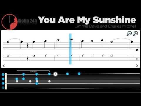 You Are My Sunshine(Violin Tab&Sheet)