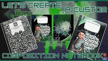 DIY Customized Composition Notebook | Pen+Gear Walmart Hack | Budget-Friendly Back to School