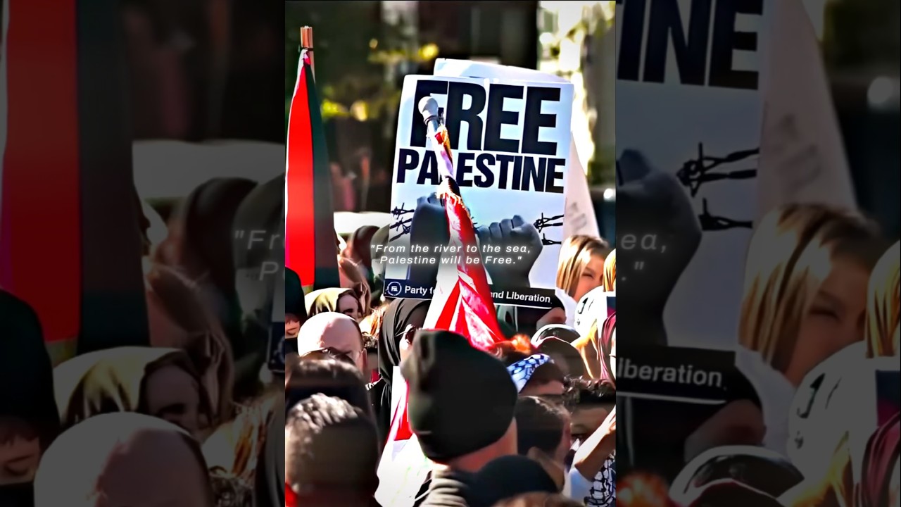 "From the river to the sea, Palestine will be free." 