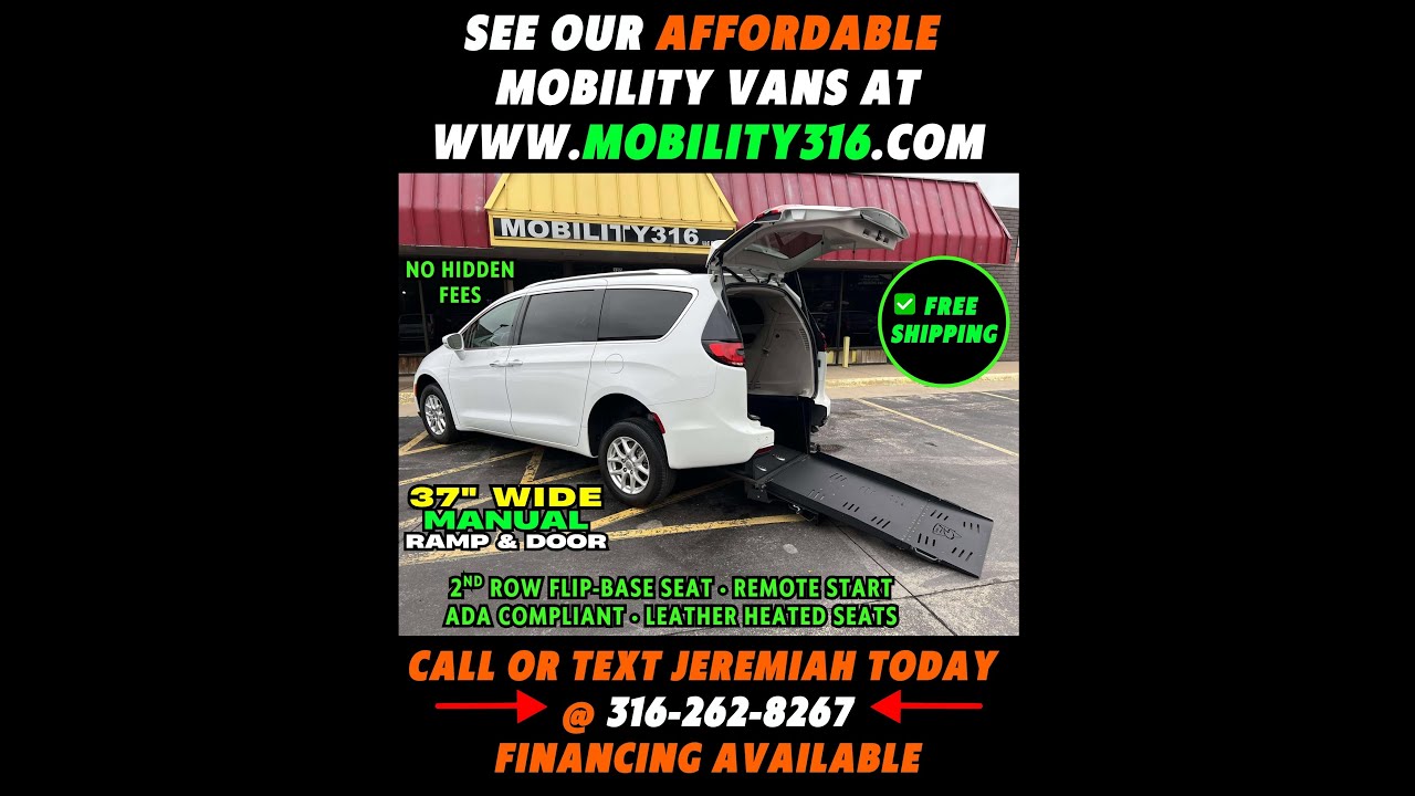 Микроавтобус Chrysler для инвалидных колясок с небольшим пробегом, соответствующий требованиям AD...