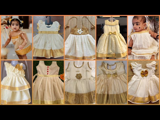 Onam special dress for girls/ Kerala traditional dress idea/ Onam special  dress collection - YouTube