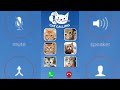 incoming call Cat fake call Prank For Kids/Waiting,Holding/Screen video recording