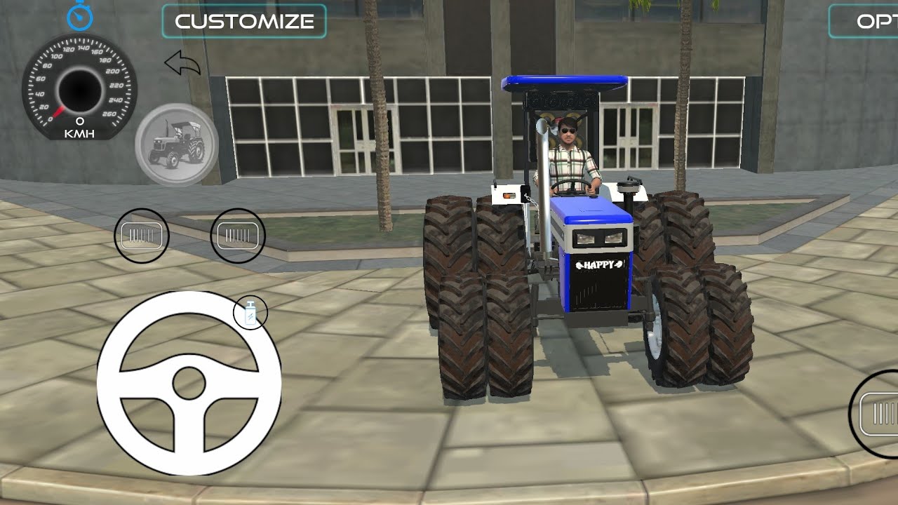 Modified Mahindra Tractor😈 Games Indian Tractor Game(Gadi Wala Game) Tractor Game Android Game