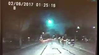 Midwest Meteor Police Dash Cam