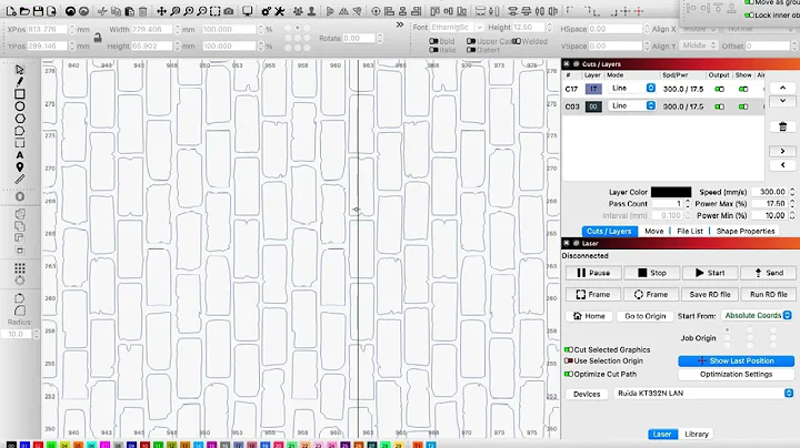 LightBurn - Cut Shapes - example