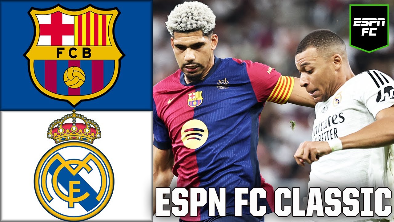 Barcelona vs. Real Madrid [2025 SPANISH SUPER CUP FINAL EXTENDED HIGHLIGHTS] | ESPN FC