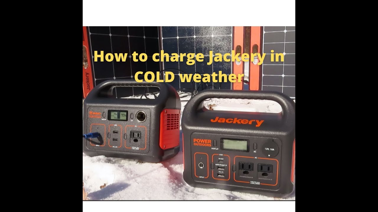 How to charge Jackery in COLD weather YouTube
