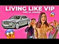 Living like vip for 24 hours  rimorav vlogs