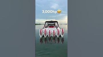 Thumbnail of Starting up the whole new 52 thunder by cigarette racing with 3000 hp #boat #powerboat #yacht