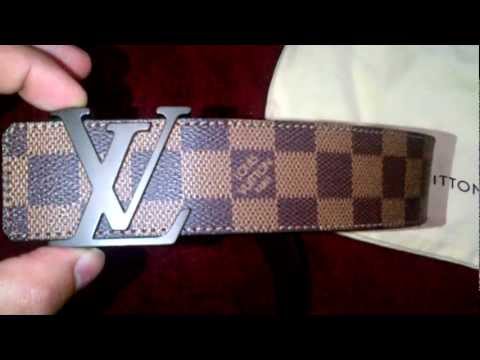 Louis Vuitton LV Buckle Damier Graphite Belt Review (Authentic) 