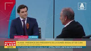 RUSSIE : PRÉSENCE DES PRÉSIDENTS DE LA GUINÉE BISSAU ET DE CUBA AU DÉFILÉ DE LA VICTOIRE