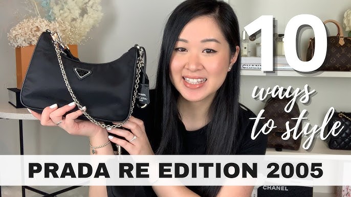 PRADA RE EDITION 2005 NYLON BAG  UNBOXING, FIRST IMPRESSIONS