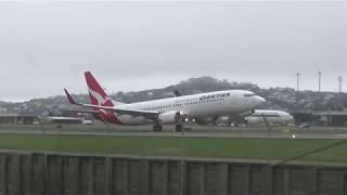 Wellington Airport - Qantas Boeing 737-838Wl Vh-Vzp Take Off Rwy16 - 2612018